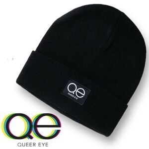 QUEER EYE Unisex Beanie in Black Color